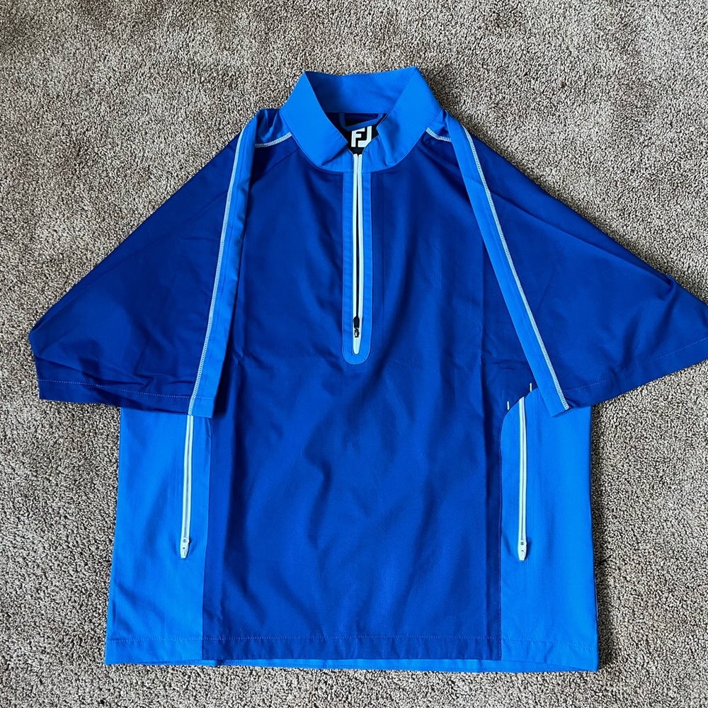 Footjoy Men's Sport Short Sleeve Golf Windshirt